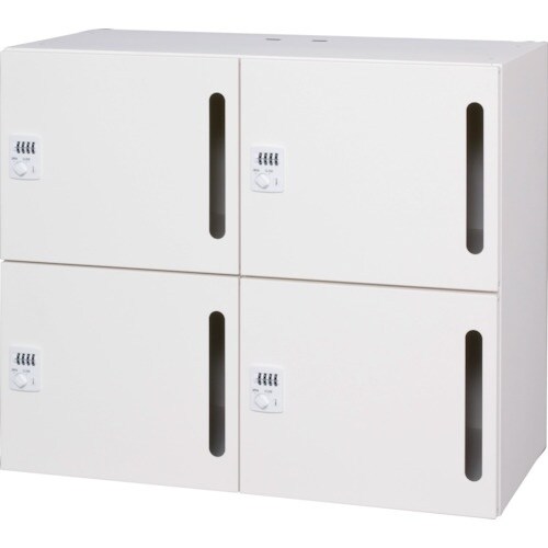 DAISHIN パーソナルロッカー4人用 ホワイト