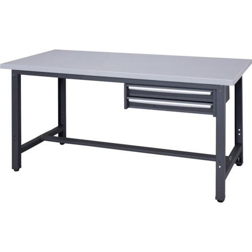 DAISHIN スチール天板作業台 天板ライトグレ