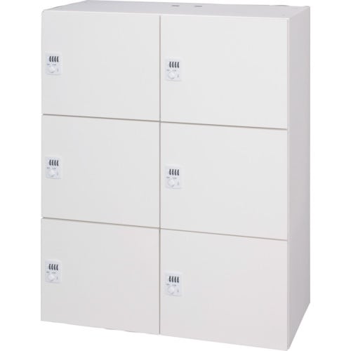 DAISHIN パーソナルロッカー6人用 ホワイト