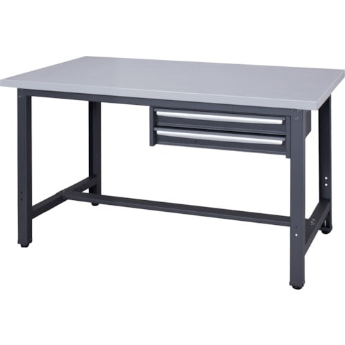DAISHIN スチール天板作業台 天板ライトグレ