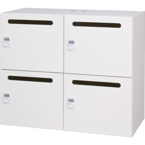 DAISHIN パーソナルロッカー4人用 ホワイト