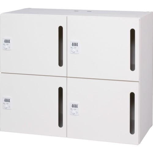 DAISHIN パーソナルロッカー4人用 ホワイト