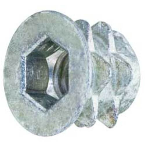 SUNCO 三価ホワイト 鬼目ナット Sタイプ 6