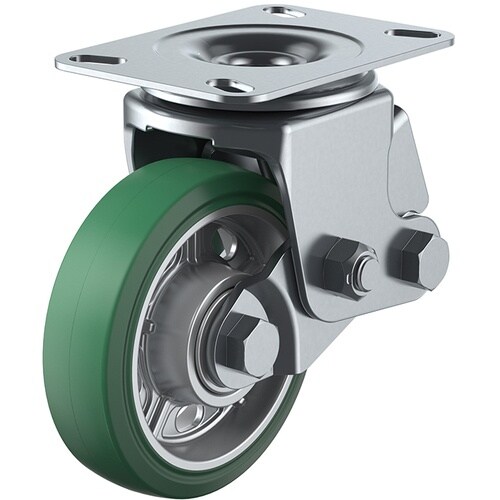 ユーエイ プレート式 自在 クッションキャスター