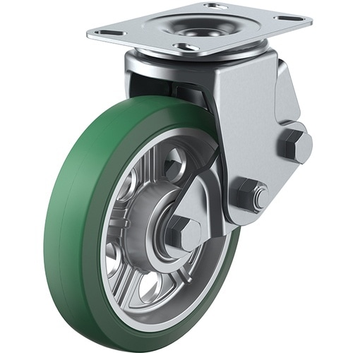 ユーエイ プレート式 自在 クッションキャスター