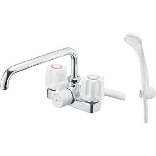 SANEI ツーバルブデッキシャワー混合栓