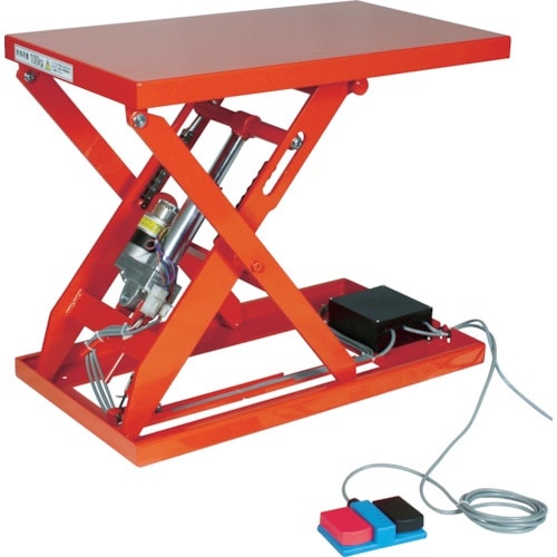 TRUSCO テーブルリフト500kg(電動Bねじ