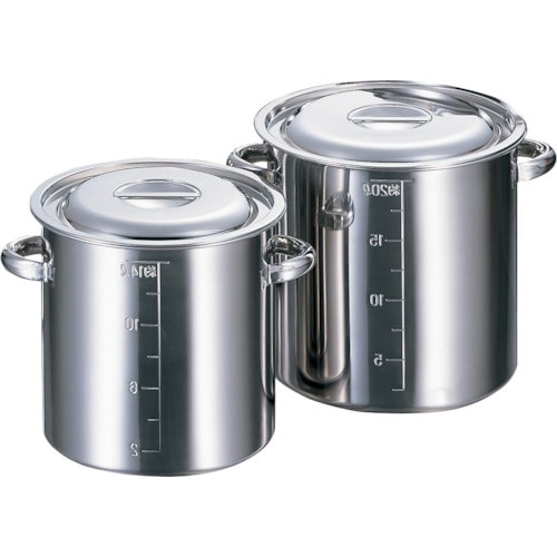 エムテートリマツ AG18−8目盛付寸胴鍋45cm