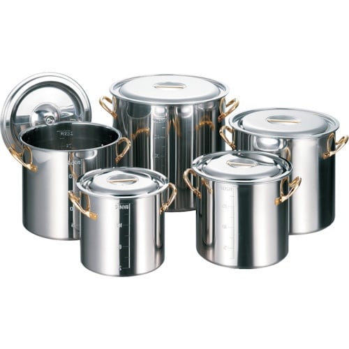 エムテートリマツ AGクラッド寸胴鍋 目盛付45c