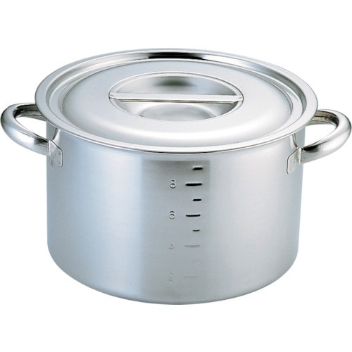 エムテートリマツ CL電磁モリブデン半寸胴鍋目盛付