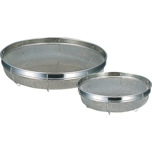 エムテートリマツ 18−8シェイプライン浅型ザル2