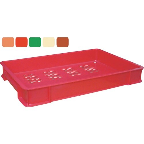 エムテートリマツ D−7パン箱浅型 グリーン