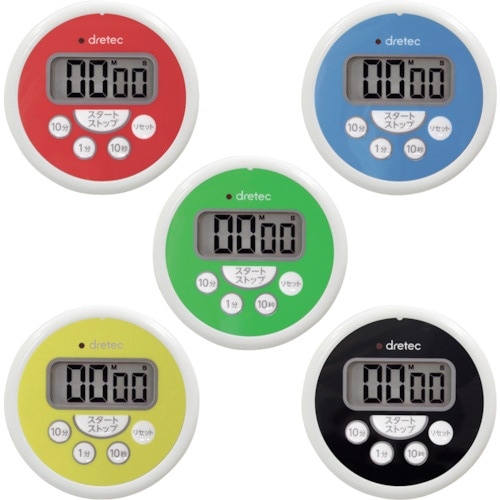 エムテートリマツ 大音量防水タイマーレッド T−5