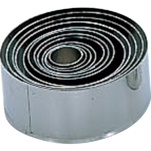 エムテートリマツ K)18−8パテ抜型丸 単品#1