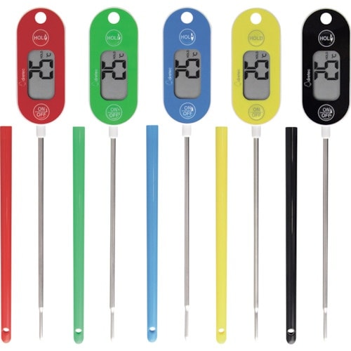 エムテートリマツ 防水中心温度計ブルー O280B