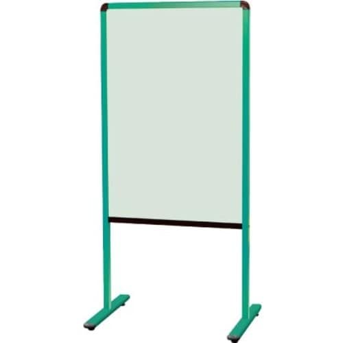 馬印 カラフル案内板(緑)両面スチールカラーボード