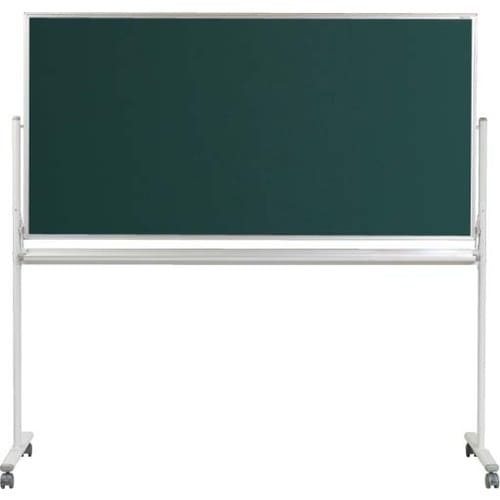 馬印 マジシリーズ両面脚付スチールグリーン無地黒板