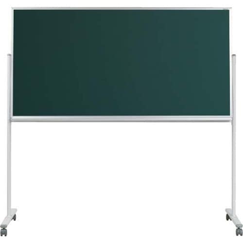 馬印 マジシリーズ片面脚付スチールグリーン無地黒板