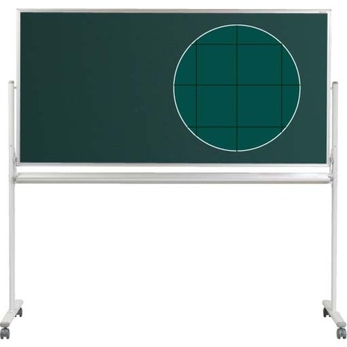 馬印 マジシリーズ両面脚付スチールグリーン暗線入/