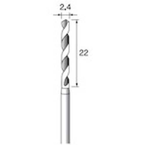 アルゴファイル 超硬ドリル Φ2.4X22mm Φ