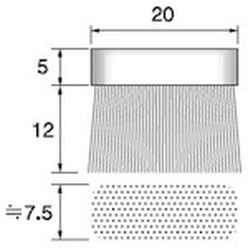 アルゴファイル レシプロ用ステンレスワイヤーブラシ