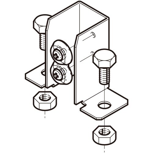 NEGUROSU 盤接続金具ステンレス