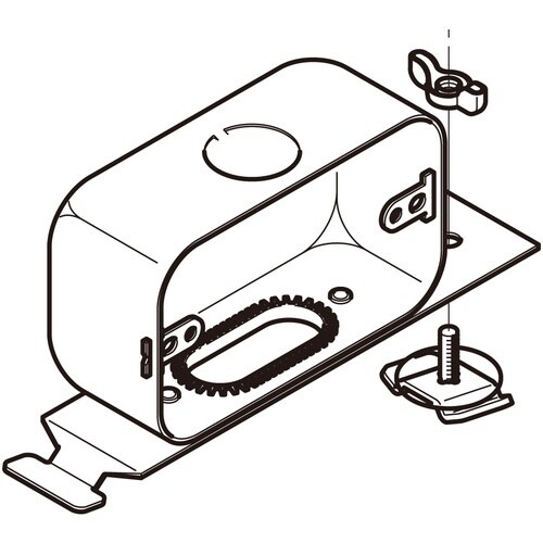 NEGUROSU コンセントボックスステンレス