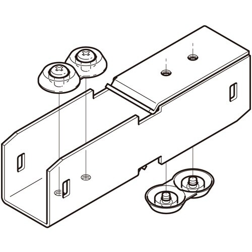 NEGUROSU 開口上下向き違い継金具ステン