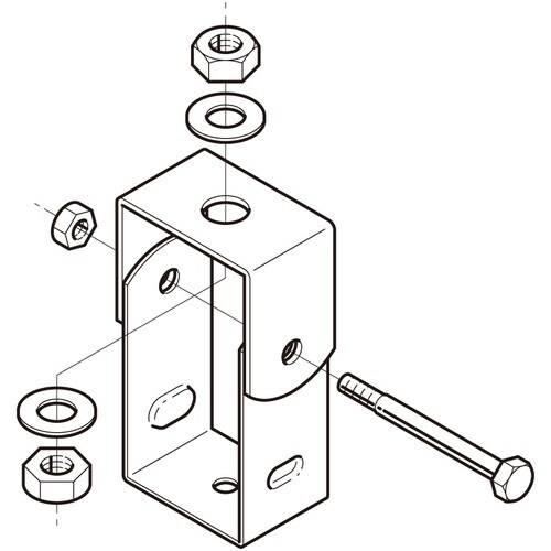 NEGUROSU レースウェイ吊金具ステンレス