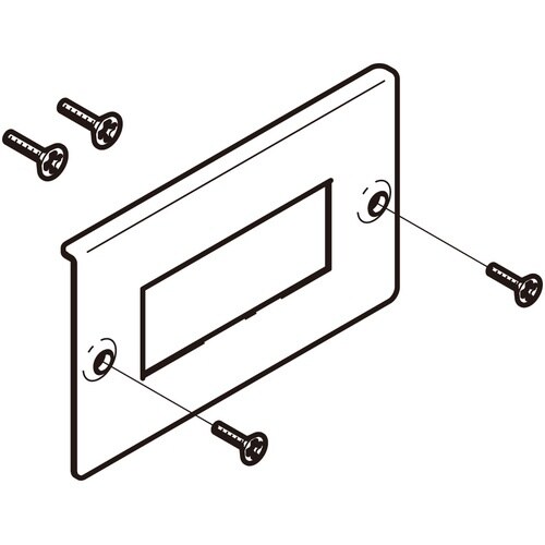 NEGUROSU コンセントプレートステンレス