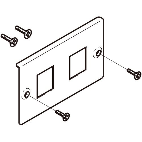 NEGUROSU コンセントプレートステンレス