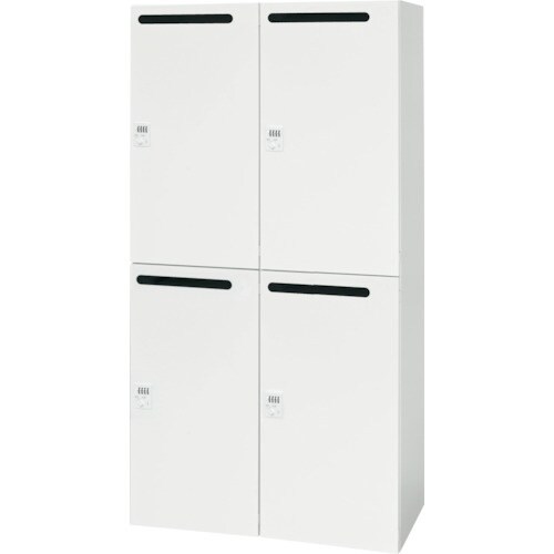 DAISHIN パーソナルロッカー4人用ホワイト色