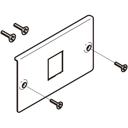 NEGUROSU コンセントプレートステンレス
