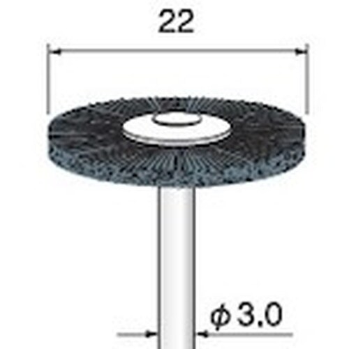 アルゴファイル C砥粒入ナイロンブラシ平型#180