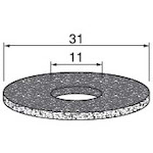 アルゴファイル スポンジディスクセット Φ31各3