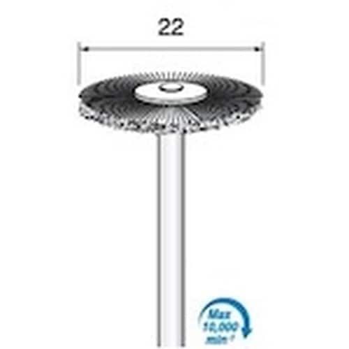 アルゴファイル スチールブラシ Φ22平型 Φ2.