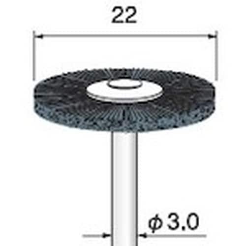 アルゴファイル C砥粒入ナイロンブラシ平型#220