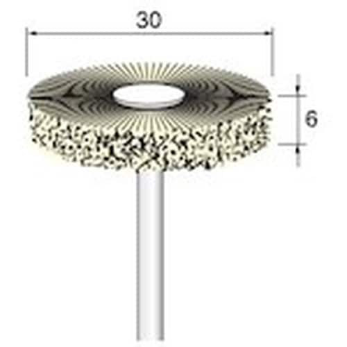 アルゴファイル パキンブラシ平型 Φ30X6 Φ3