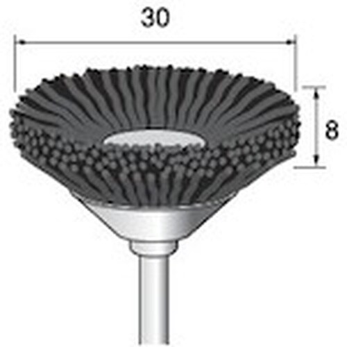 アルゴファイル C砥粒入ナイロンブラシベベル型#5