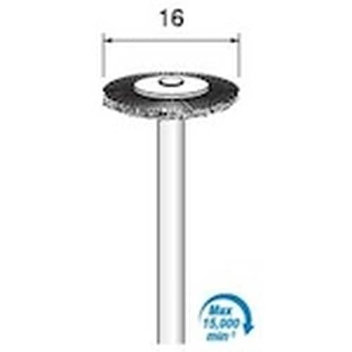 アルゴファイル スチールブラシ Φ16平型 Φ2.