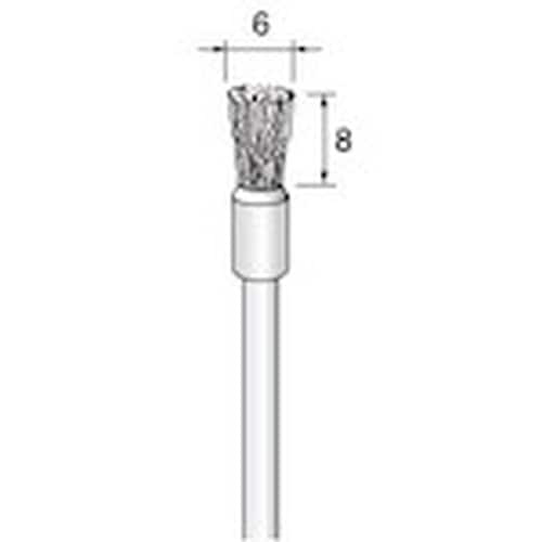 アルゴファイル スチールブラシ Φ6X8エンド型