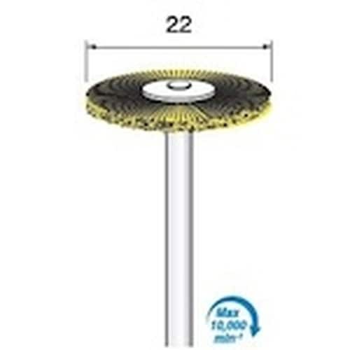 アルゴファイル 真鍮ブラシ Φ22平型 Φ2.34