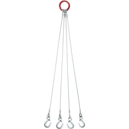 OH 4点吊りワイヤースリング スリムフック付 6