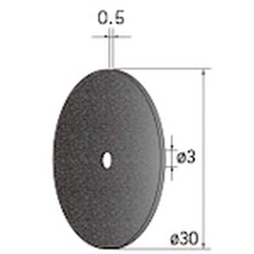 ナカニシ 切断砥石ディスク 10枚入 φ30×0.