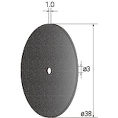 ナカニシ 切断砥石ディスク 10枚入 φ38×1×
