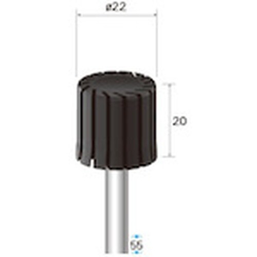 ナカニシ 専用ゴムホルダー 2本入 内径φ22mm