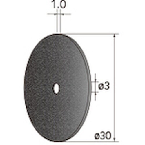 ナカニシ 切断砥石ディスク 10枚入 φ30×1×