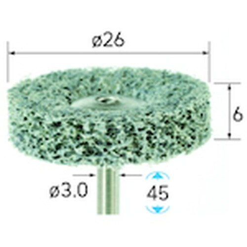 ナカニシ ニューポリッシュサンダー 3本入 平型