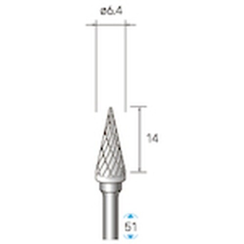 ナカニシ 超硬カッター セレクト15 テーパー型