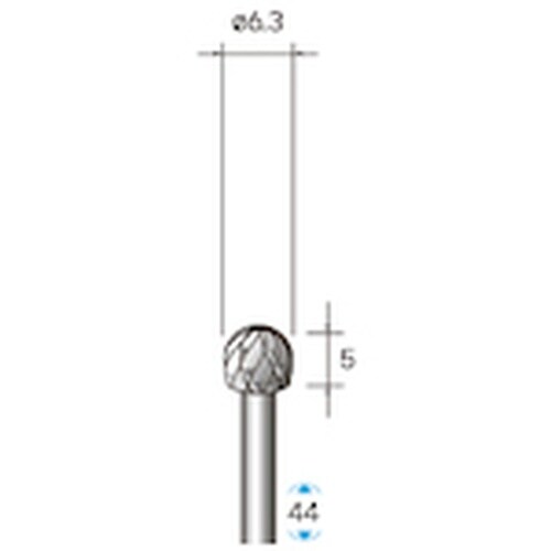 ナカニシ 超硬カッター セレクト15 球型 φ6.